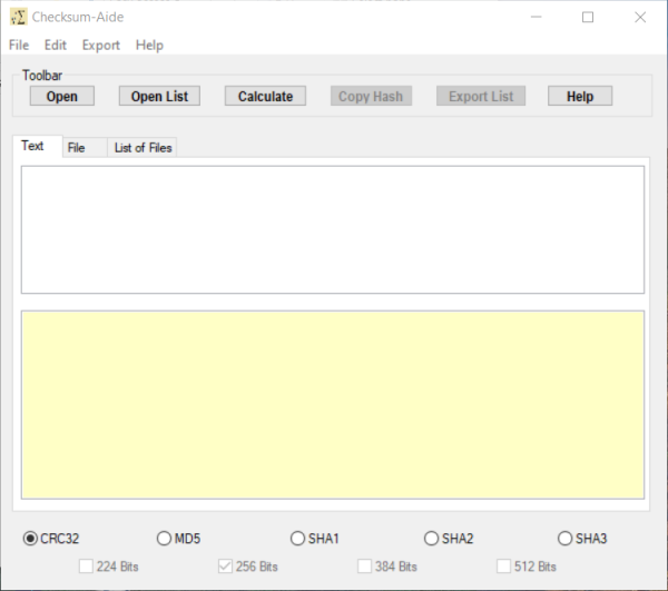 Checksum Aide 32 Bit 1.1.1.0 screenshot